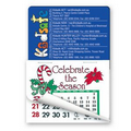 Stock Rectangle Calendar Pad Magnets W/Tear Away Calendar